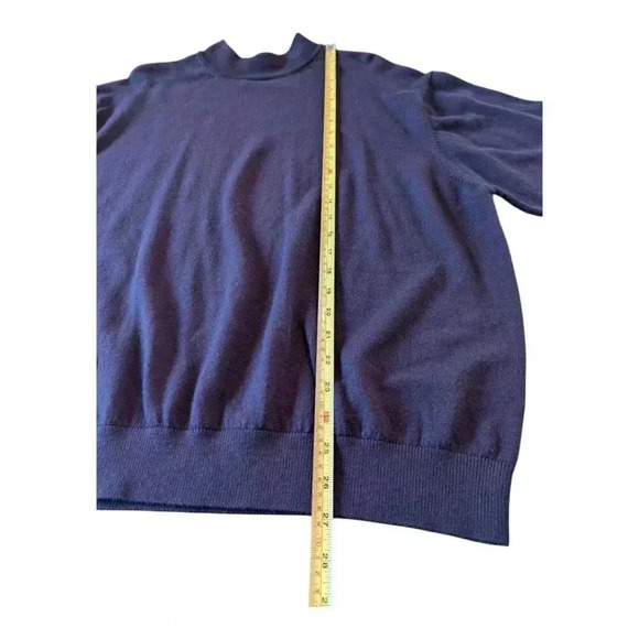 Raffi Linea Uomo Italian Extra Fine Merino Sweater, Dark Brown, XXL - Picture 7 of 10